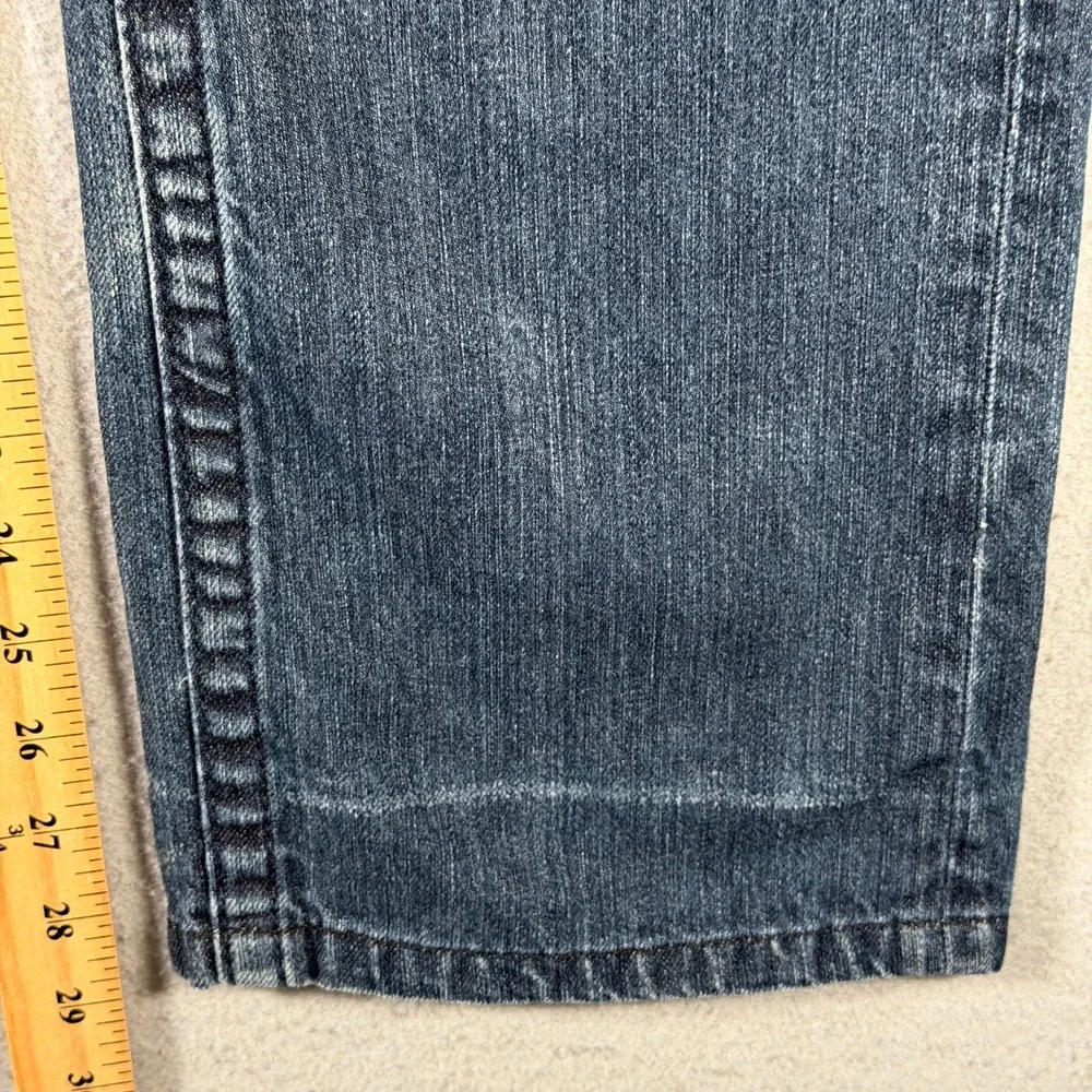 True Religion Mens Straight Leg Blue‎ Jeans 32x29 Made in USA MDE859J19